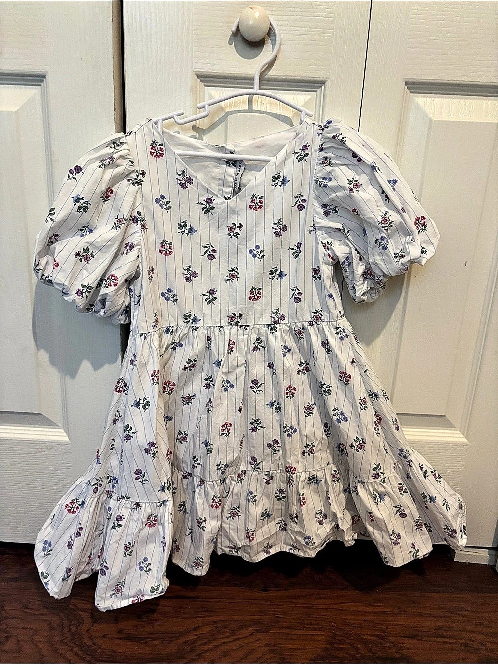 Janie and Jack Floral Ruffle Casual Dress